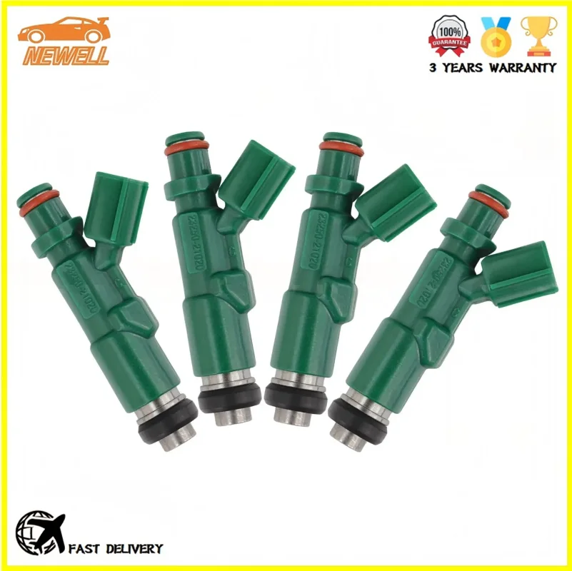 

4pcs 23209-21020 23250-21020 Fuel Injector For Toyota Prius Vitz Yaris 4cyl Echo For Scion XA XB 1.5L 1NZ-FE 12651035 842-12234