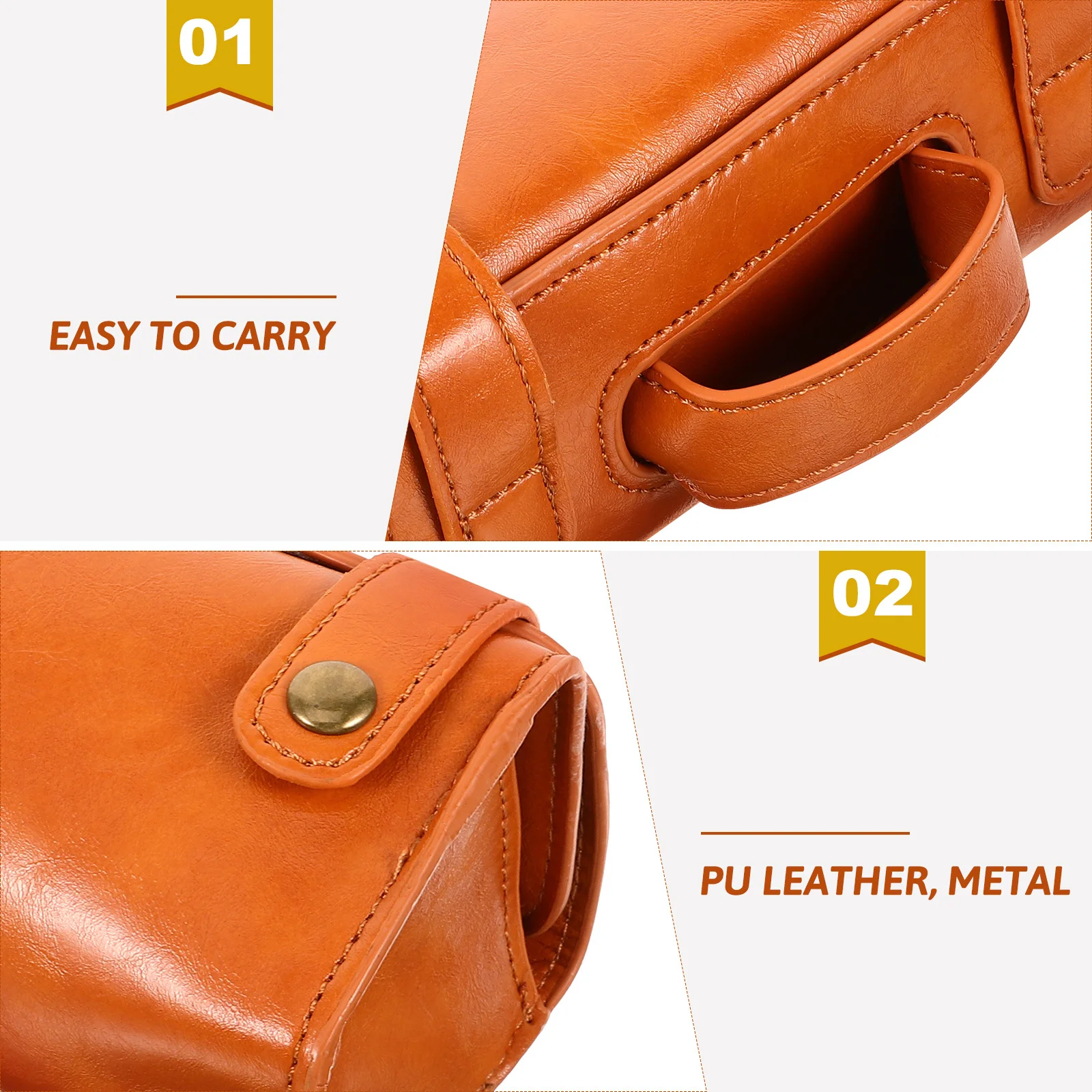 حقيبة غسيل للرجال، منظم أدوات الزينة واسع من البولي يوريثان، مجموعة سفر متعددة الأقسام، حقيبة تخزين ماكينة الحلاقة