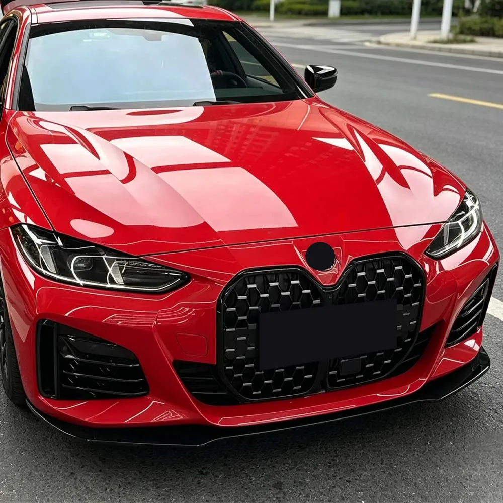 

Car Front Bumper Splitter Lip Diffuser Body Kits Mp Style For BMW 4 Series G24 G26 420i 430i i4 M50 4-Doors Gran Coupe 2021-2024