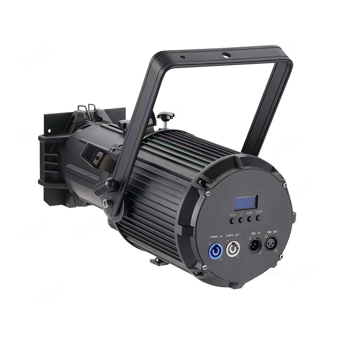 150W Ellipsoidal Professional Leko Profile Spotlight COB Warm Cool White RGBW LED 19 26 36 Fixed Degree Cast Aluminum Housing