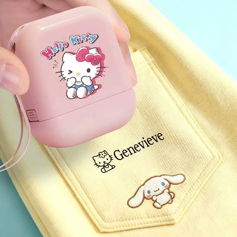 Sanrio DIY Namensstempel - Einfach zu bedienendes Namenssiegel, abwaschbare Tinte, perfekt zum Beschriften von Lunchboxen, Rucksäcken – Detail 7
