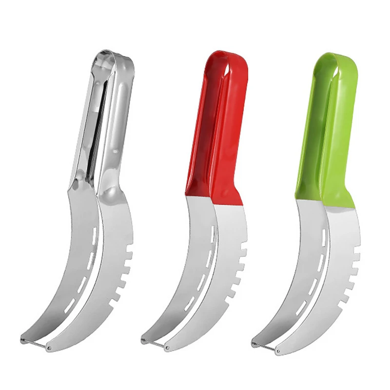 

Stainless Steel Watermelon Slicer Cutter Tool with Non-Slip Handle Fruit Divider Watermelon Slicer Cutter Fruit Tools