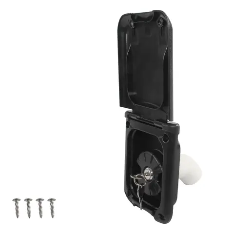 TYTXRV Husvagnstillbehör Fyrkantig lucka Utomhuscamping Fordonstillbehör Stark läckagesäker gravitation Med lås Vatteninlopp För Husbil 8 best sales husbilsvatten - №2