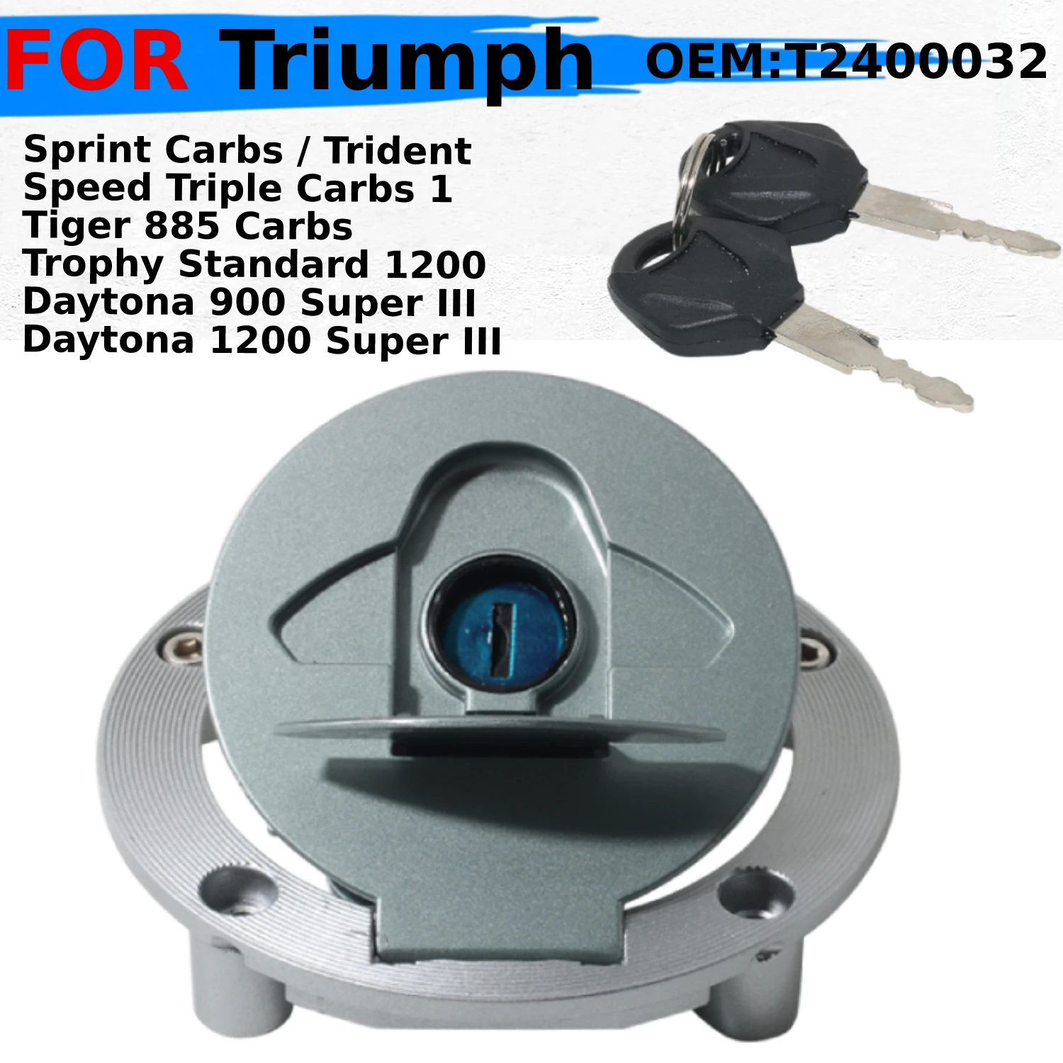 Motorcycle Fuel Tank Cap For Triumph Sprint Triple Carbs Tiger 885 Trophy 1200 Daytona 900 1200 For Victory Vegas Hammer Kingpin