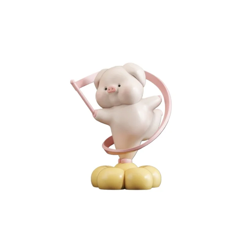 For cute rotating piggy table top ornament living room home decoration