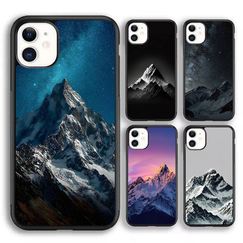 

Чехол для телефона «Снежная гора» с сильным магнитом для IPhone 16, 15, 14, 13 Pro Max 11, 12 Mini