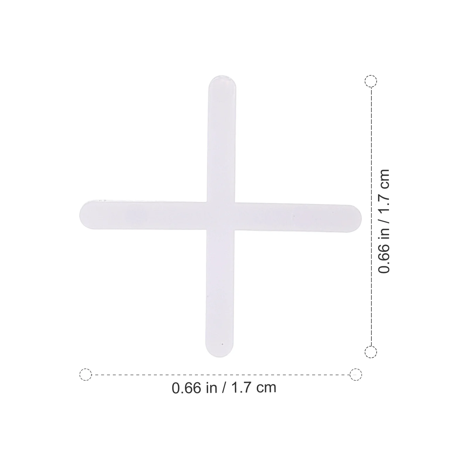 10000Pcs Tile Positioning Spacers Cross Pe Ceramic Tile Spacers Floor Wall Leveling Spacer Reusable Tools Leveling Spacer