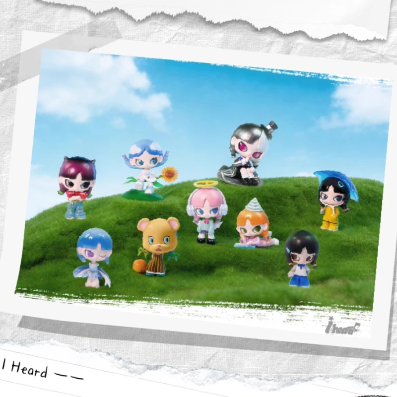 

New Inns PVC Mystery Box I Heard Series Blind Box Toys Экшн Аниме Фигурки Кукла Сюрприз Декор Девушка Рождество Милый Подарок Животных
