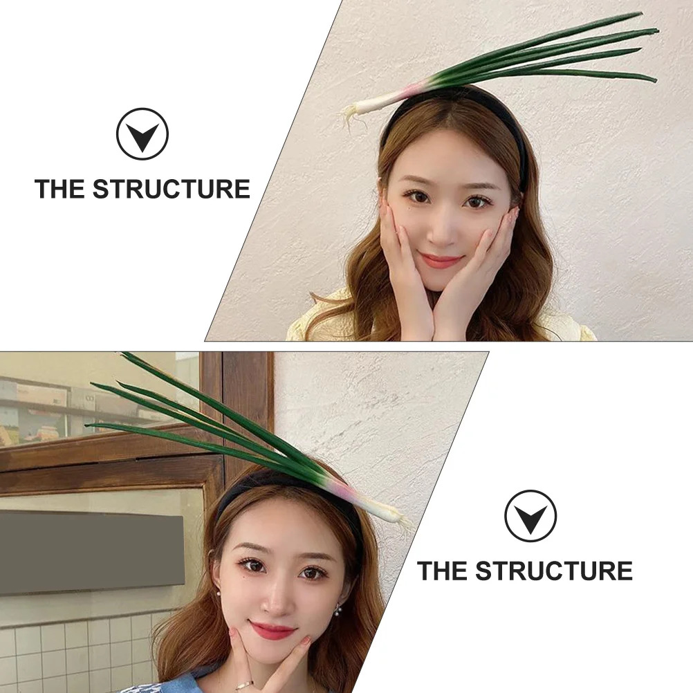 

s Scallion Headband Hair Hoops Practical Christmas Polyester Wash Face Facial Mask Kids Non slip Beautiful Creative Safe Durable