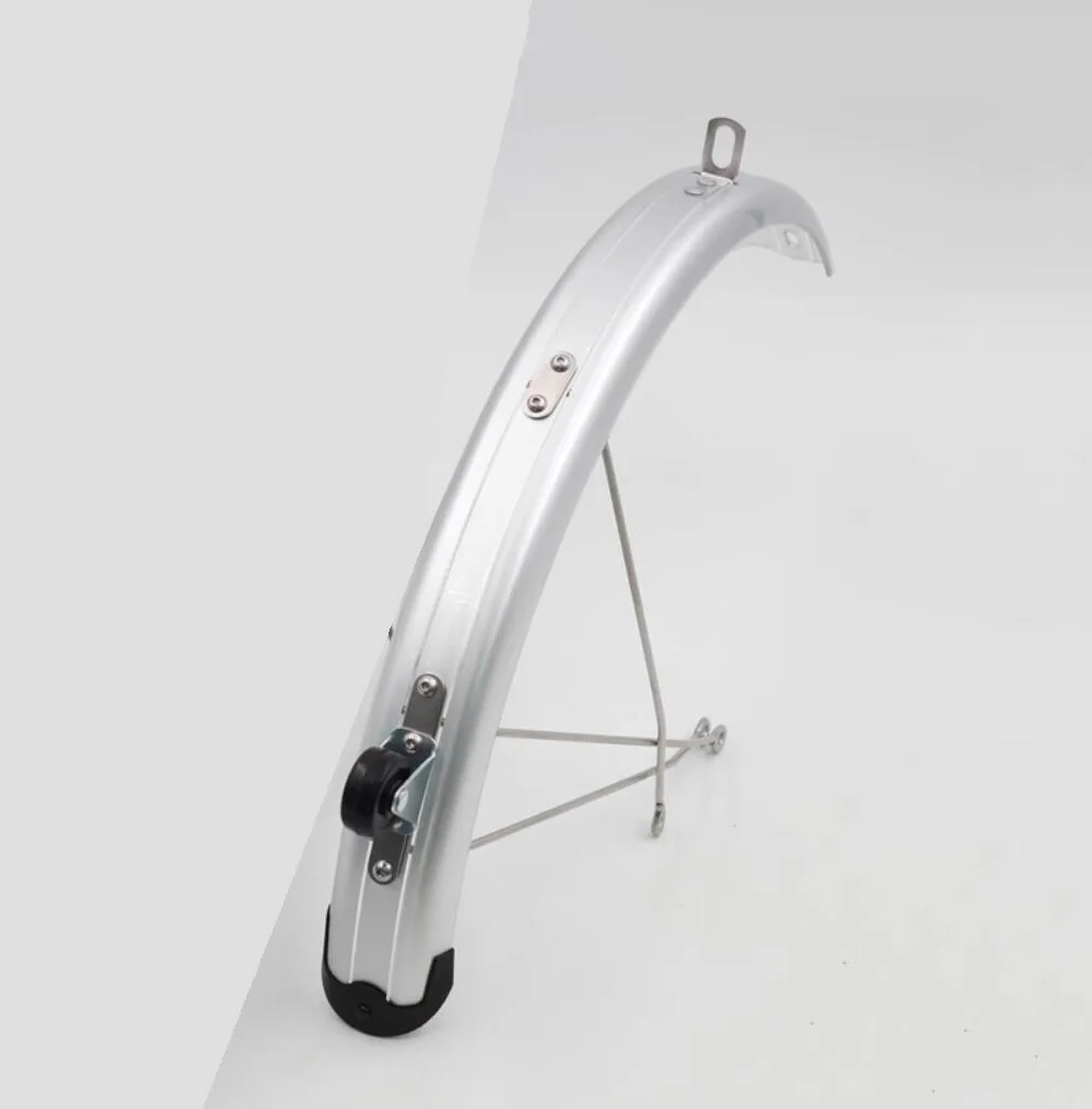 Brompton Garde-Boue Arrière Lame + Rabat – Version L (Noir), Sans Porte-Bagages