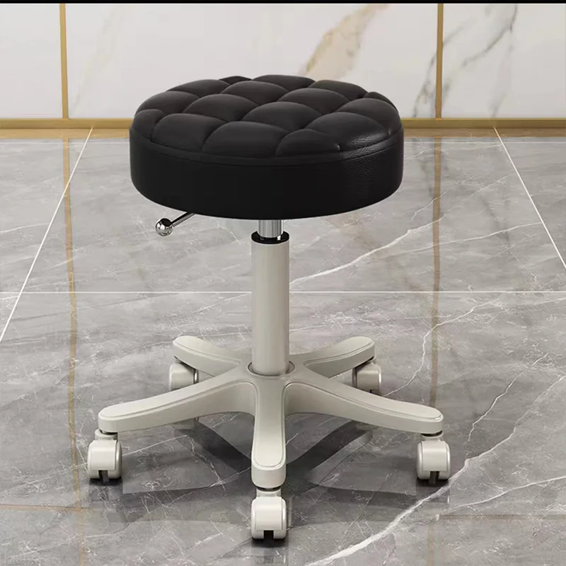 AOLIVIYA Salon Barber Chair Beauty Manicurist Nail Chair Professional Hairdressing Stool Lift Swivel Backrest Caster  Stylist
