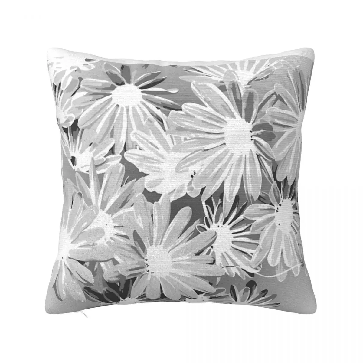 Gray Watercolor Flowers Pillow Sleeping Pillows Throw Pillow Covers Pillow Case Pillow Cover