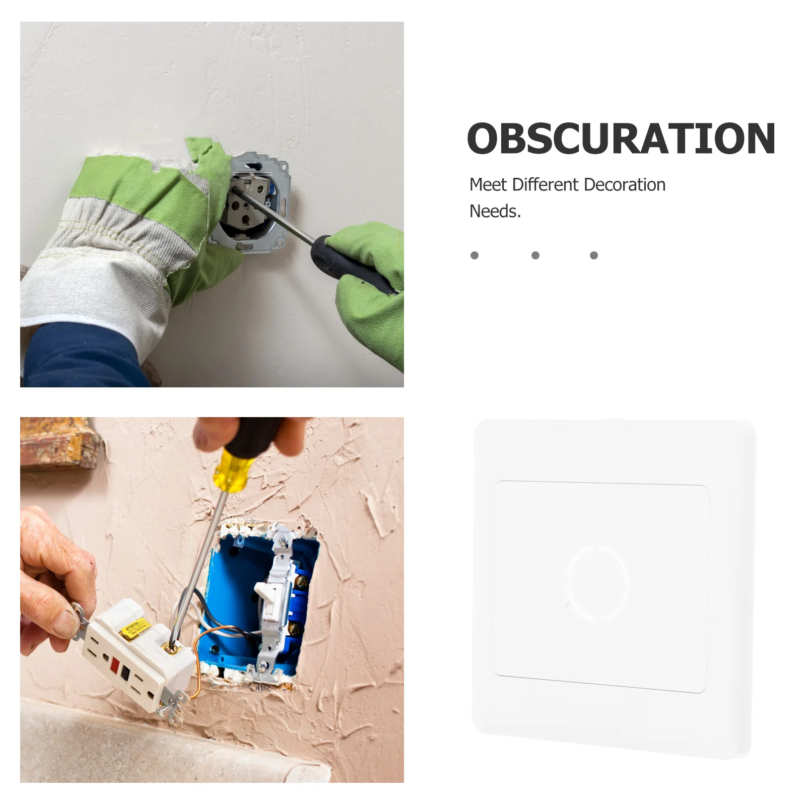 6 ชิ้นไวท์บอร์ด 2-in-1 ฝักบัวแผงเข้าถึง Professional Drywall แผ่น Thicken ประตูสําหรับพลาสติก