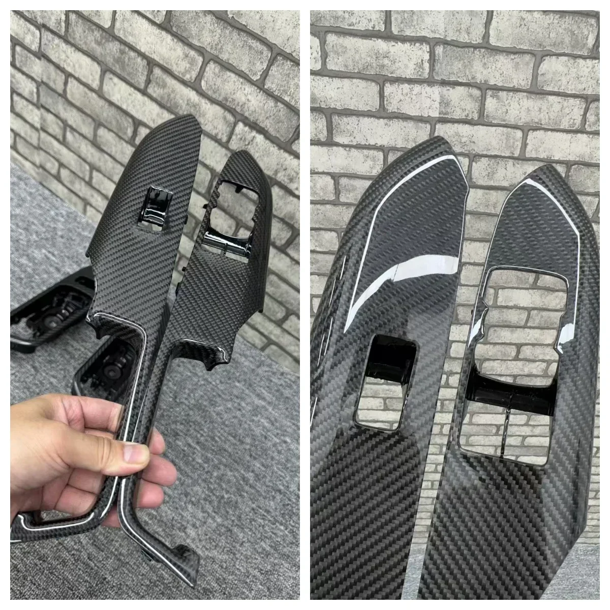 

New High Quality Automotive OEM Interiors for Ford Mustang GT350 GT500 Carbon Fiber Door Control Switch