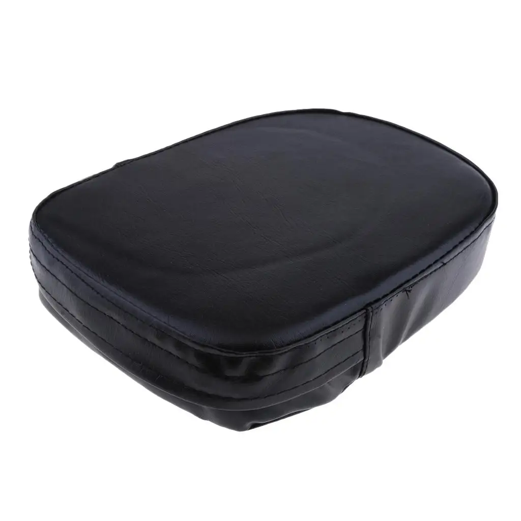 PU Leather Backrest Sissy Bar Cushion Pad Universal Motorcycle Rest Pad for Yamaha Honda Suzuki Kawasaki Custom Cruiser