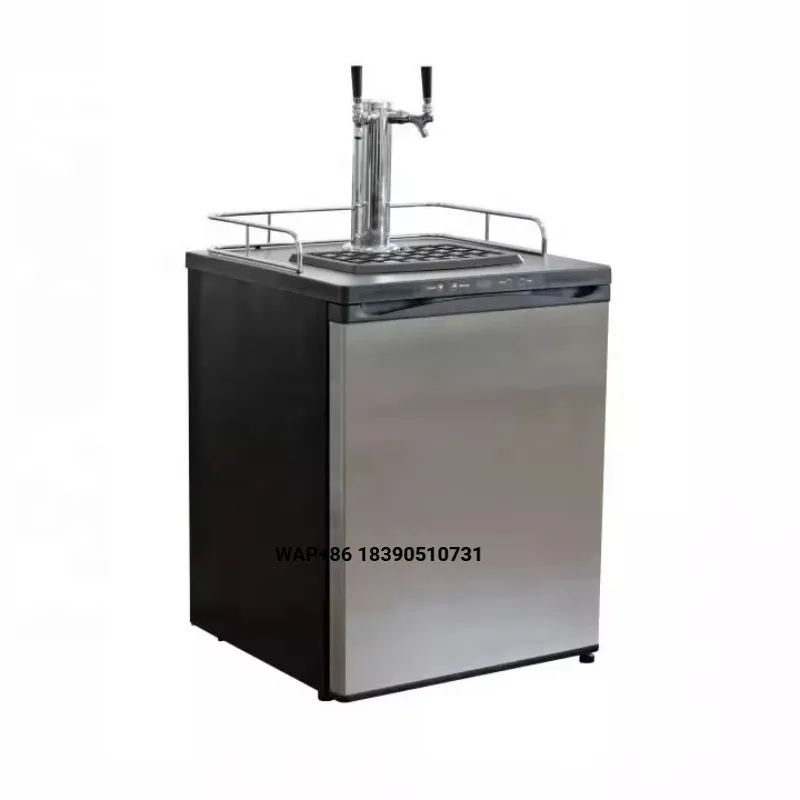 Stainless Steel   Beer Dispenser Durable Draft Beer Keg Cooler Kegerator Machine