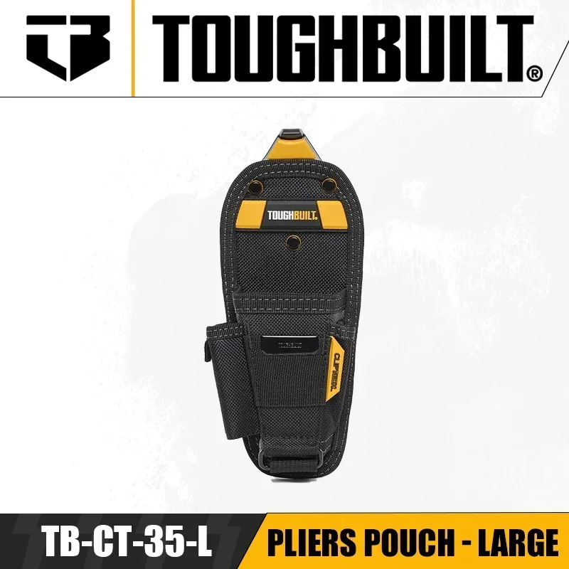 

TOUGHBUILT TB-CT-35-M/L Pliers Pouch - Medium/Large Pliers Specialized Tool Belt Pouch Thickened Wear-resistant Storage Bag