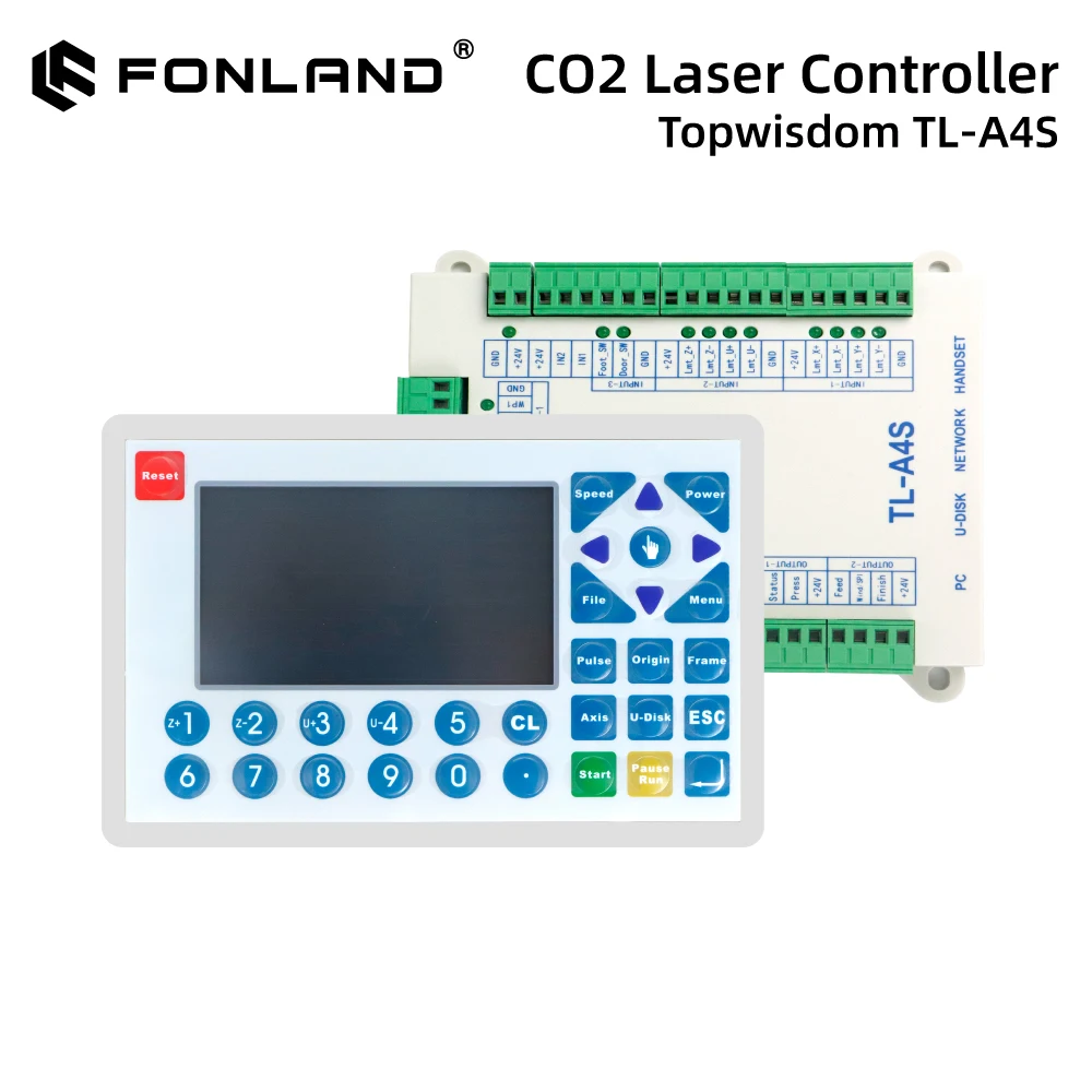 

Topwisdom TL-A4S Laser Controller mainboard and panel For CO2 Laser Cutting And Engraving Machine