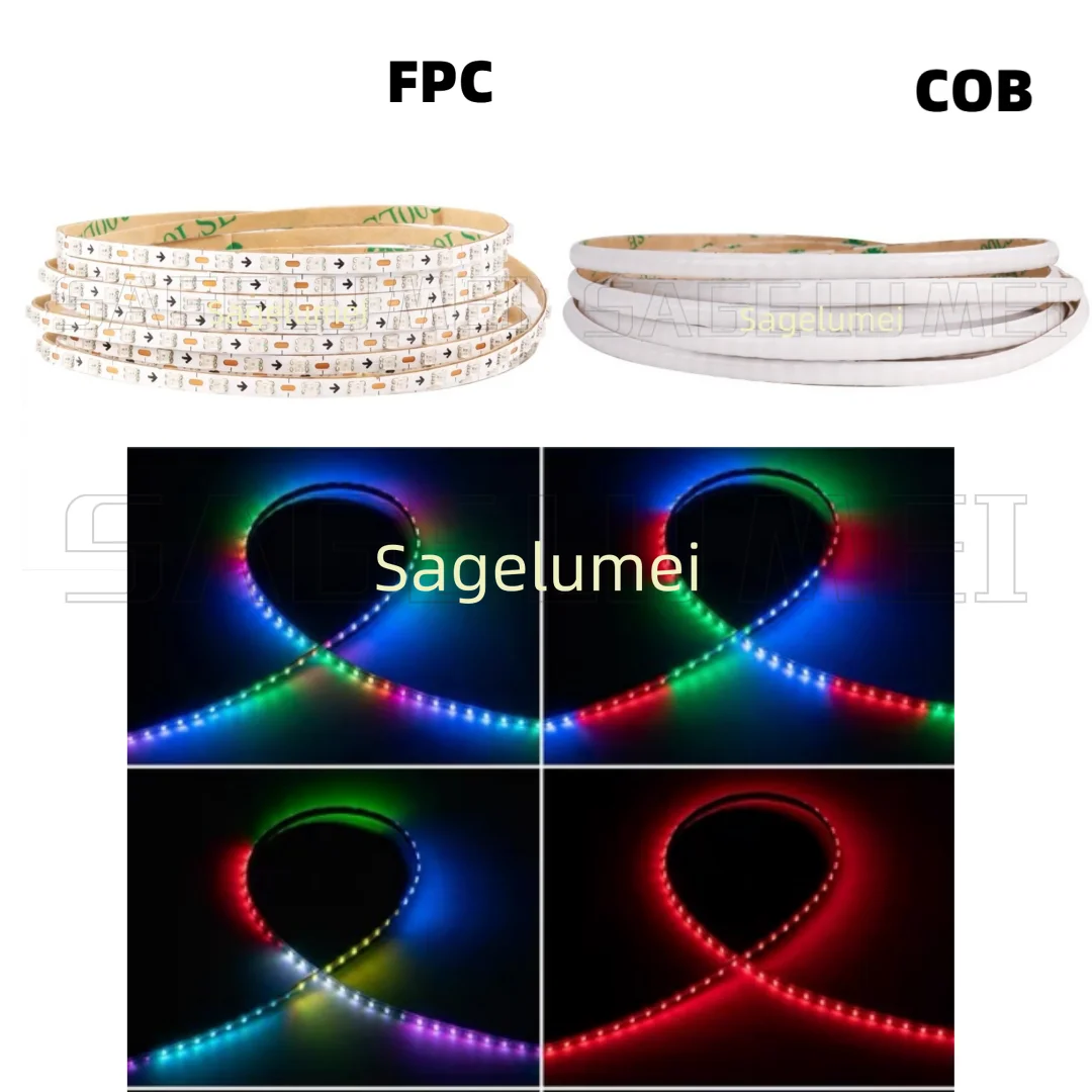 

Светодиодная лента 2,7 мм WS2812B 5 мм COB LED, 5В DC, индивидуально адресуемая, RGBIC, ультратонкая, 160 светодиодов/м, гибкая, цветная, пиксельная, для дома