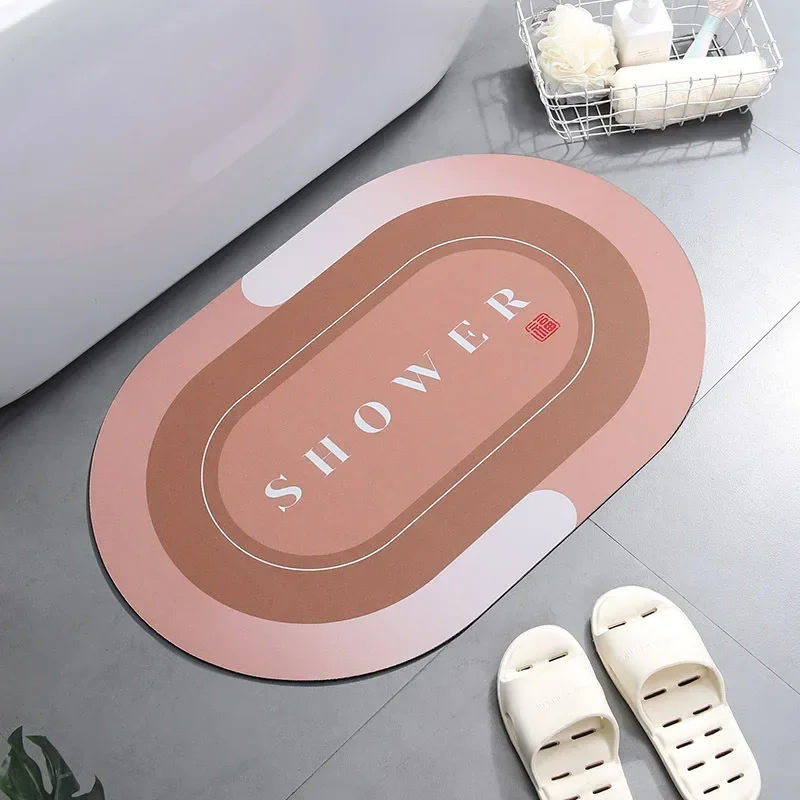 Napa Skin Bathroom Mat Super Absorbent Rug Bath Quick Dry Floor Pad Toilet Carpet Alfombras Para Doormat Kitchen Area Non-slip