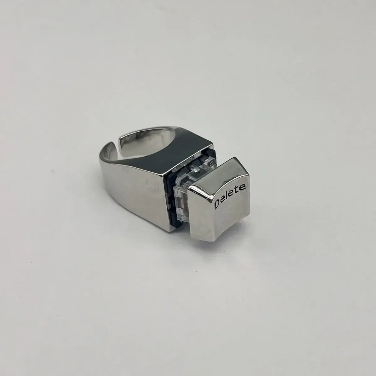 Creative Funny Delete Ring Reduce Pressure Free Size EDC Tools for Gifts