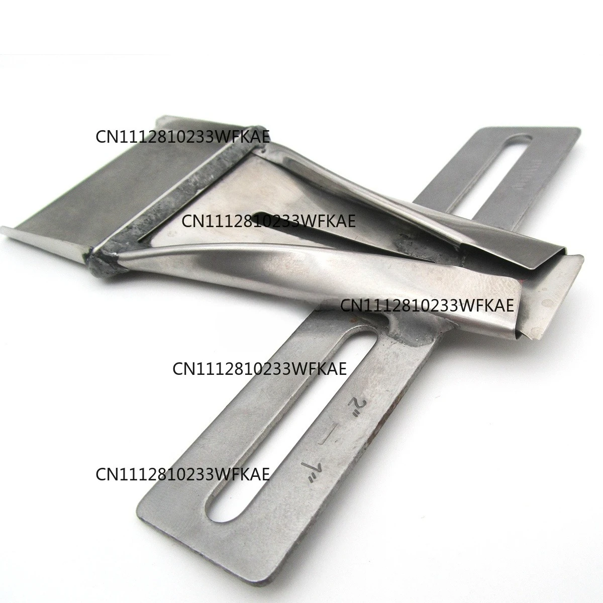 #KP-410 1PCS Two sides upward REVERSE BELT LOOP FOLDER fit for 2 NEEDLE SEWING MACHINE