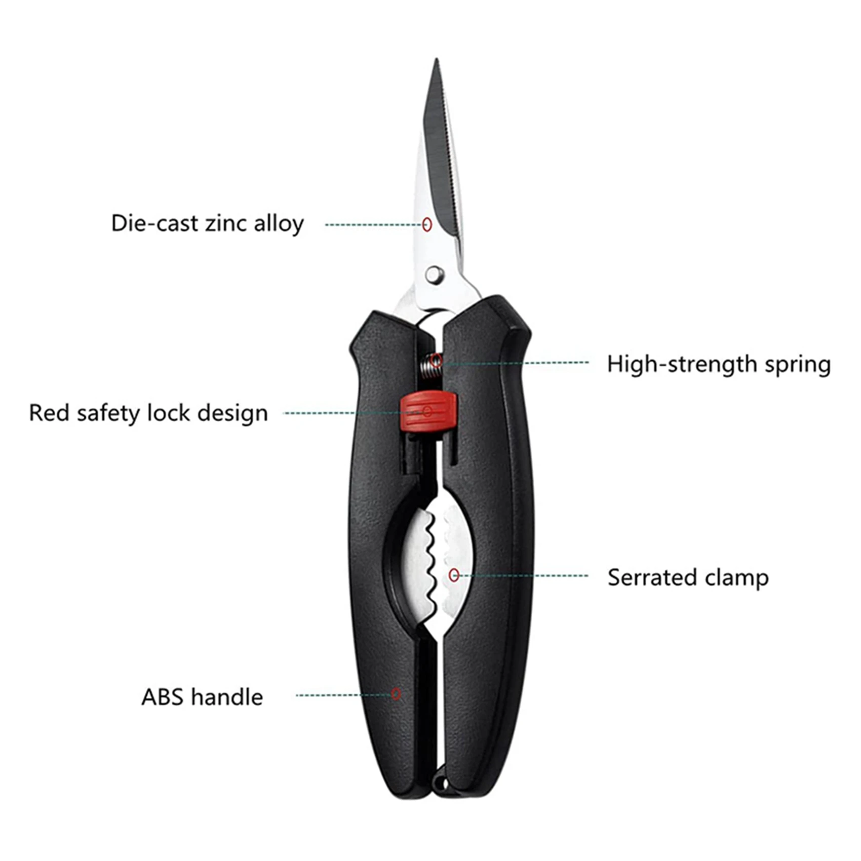 ABWZ-2X Crab Tools For Eating,Lobster And Crab Tool Set,Lobster Crackers Shellfish Seafood Tool, Cracker And Seafood Scissors