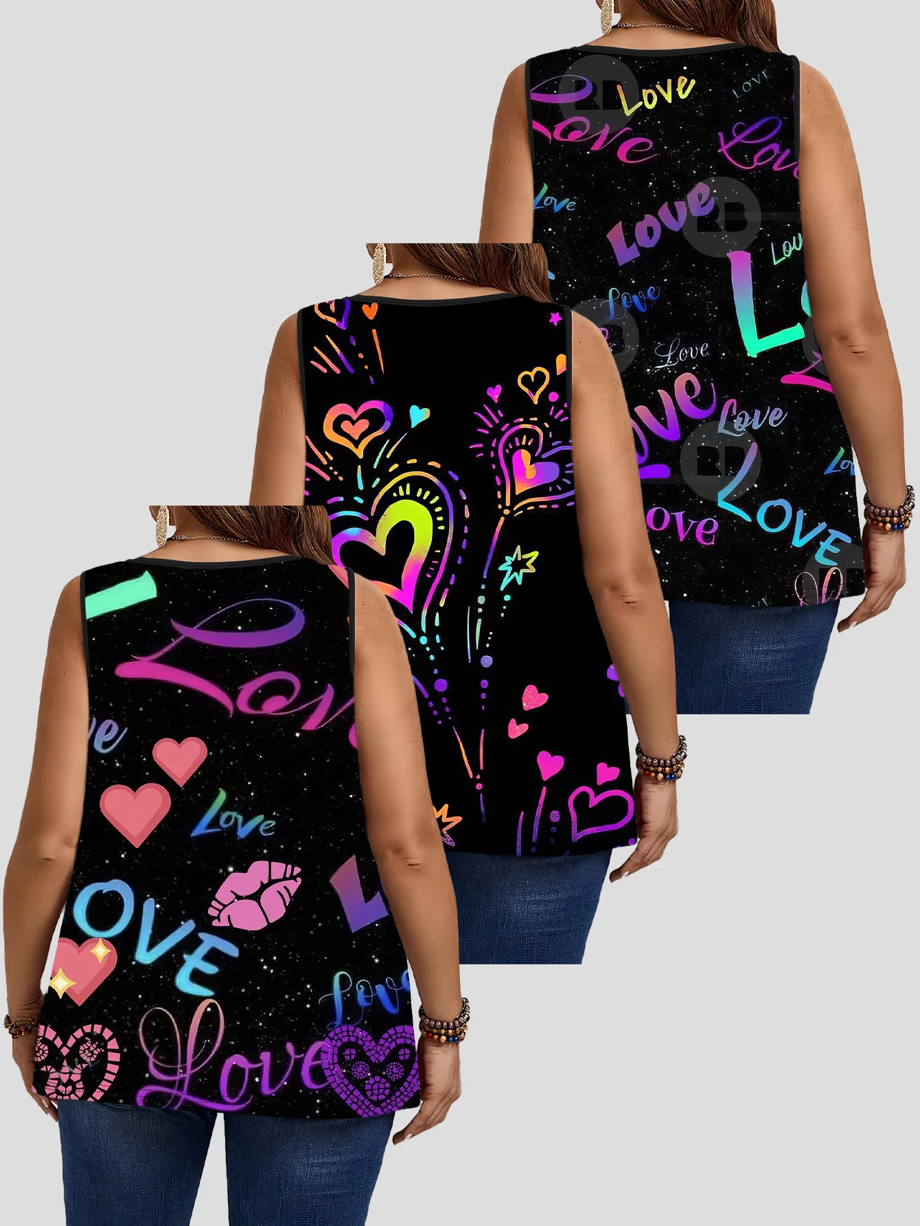 3-teiliges Set aus großen, far – Sleeveless Undershirt Bewertung und Preis