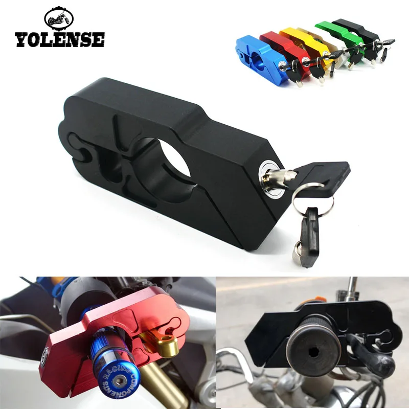 

For Ducati Monster 696 797 848 1098 821 Motorcycle Handlebar Lock Scooter Brake Clutch Security Safety Theft Protection Locks