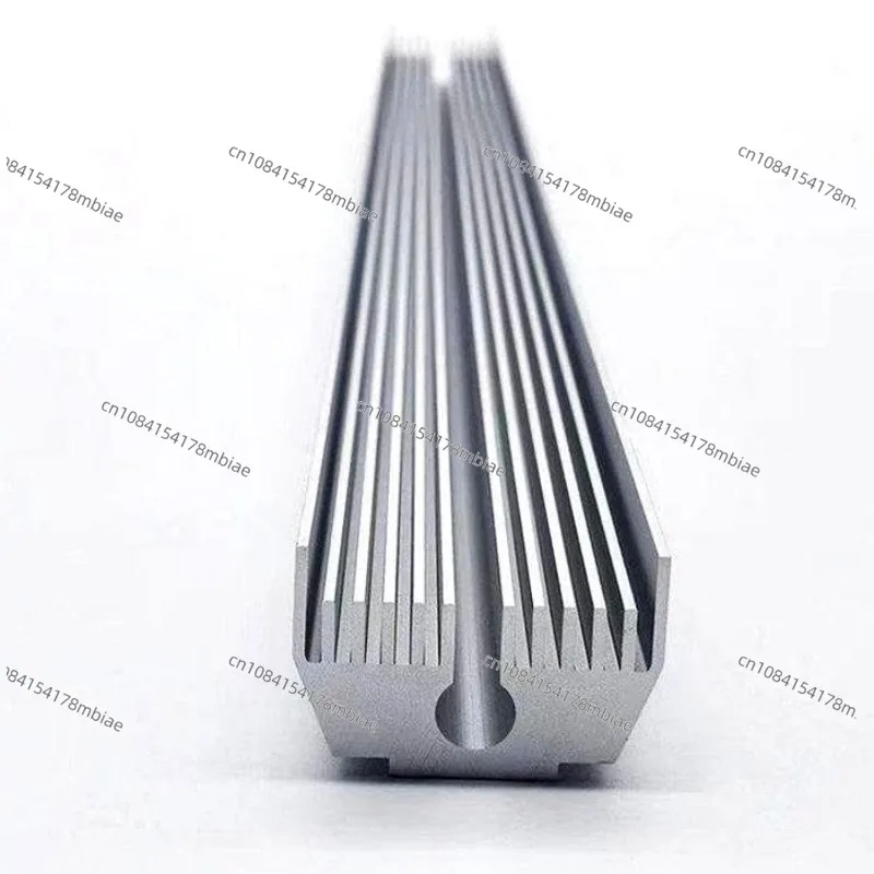 Industrial heat sink, thermally conductive aluminum electronic radiator, aluminum profile CNC spraying oxide lamp radiator