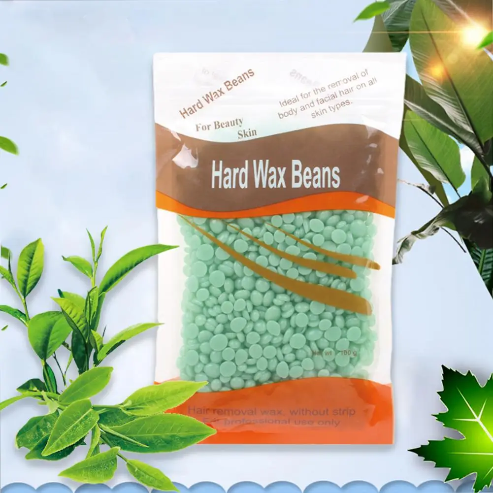 100g/Pack Universal Hair Wax Beans Fashion Fragrant Lightweight Paper-Free Hard Bean Wax