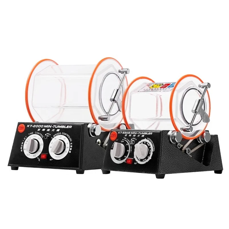 

KT-6808 Polishing machine, copper coin cleaning and rust removal machine/gold and silver jewelry roller barrel polishing machine