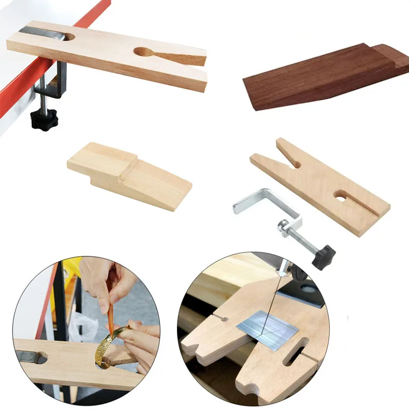 Wooden Bench Clamp Set Large Clamp for Workbench and Router Table Adjustable and Movable Jewelry Making DIY Tools