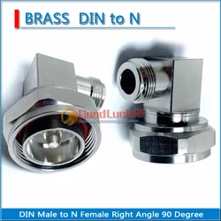 7/16 DIN L29 Male to L16 N Female Right Angle 90 Degree Jack Type L Brass RF Connector Adapters Socket Coaxial 50 ohm