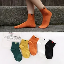 Calcetines de algodón para bebé, medias cálidas con dibujos de animales, accesorios de ropa, 5 pares por lote, Otoño e Invierno