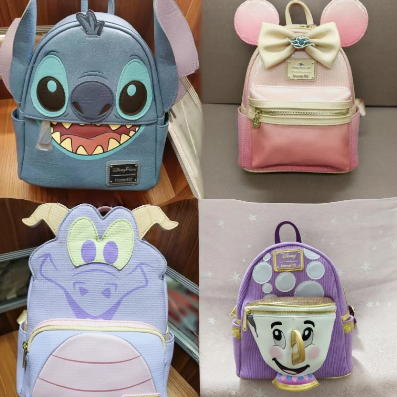 

Новинка 2023 года, Disney Loungefly Stitch, Минни, мультяшный стежок, студенческая изоляция, Kawaii, сумка для карт, игрушки, подарок, подарки для детей