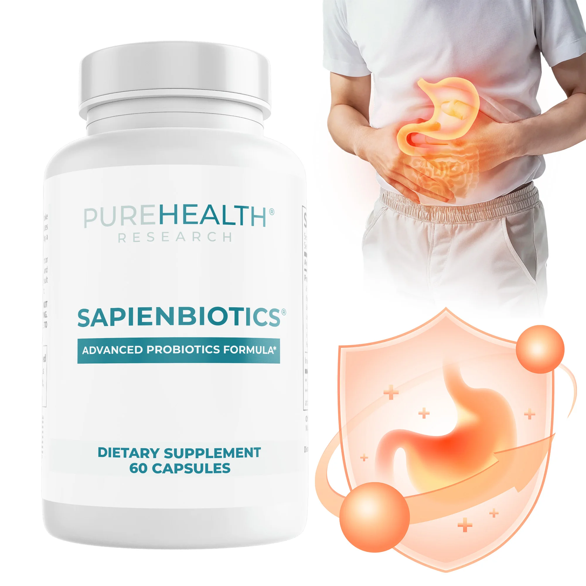 

SapienBiotics - Advanced Probiotic Formula To Promote Gut and Digestive Health, Maintain Regularity, and Boost Immunity