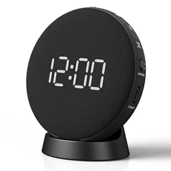 Electronic digital alarm clock, LED alarm clock, 5 vibrating levels, available in 29 hours, compact size