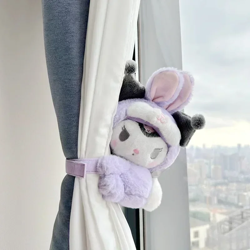 

Плюшевые шторы «Hello Kitty Pochacco», игрушечные шторы Sanrio, пряжка, ремень, украшение для спальни, гостиной, шторы, подарок на день рождения, Рождество