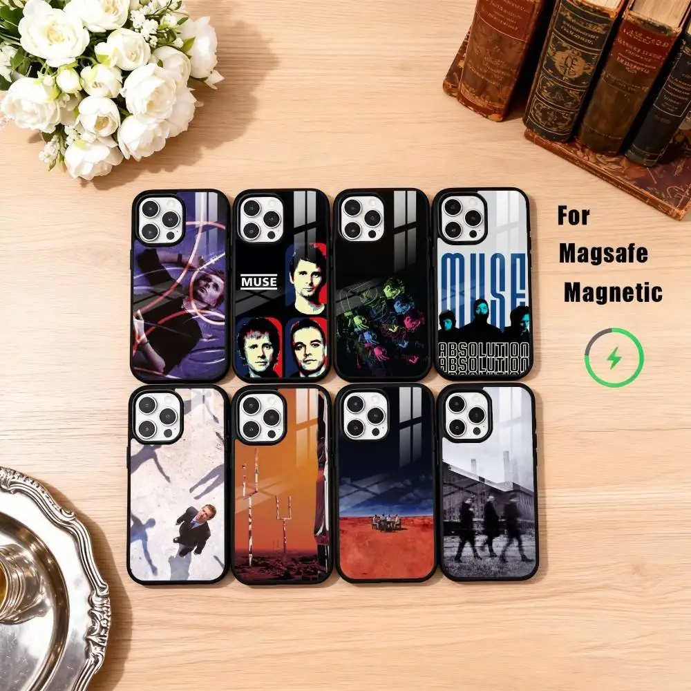 

M-Muse B-Band Album Phone Case For iPhone17,16,15,14,13,12,11 Plus,Pro Max Magnetic For Magsafe Wireless Charging