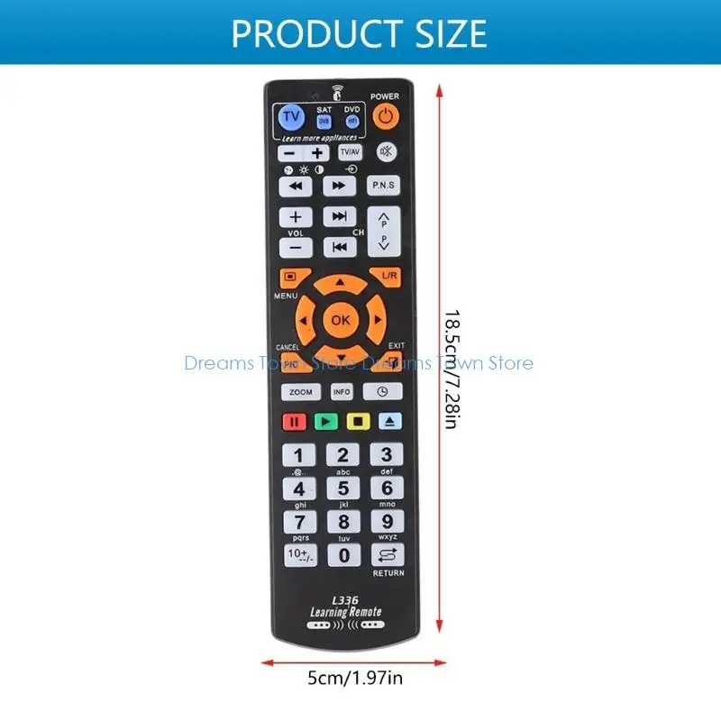 HX6A 8 Meter globale Fernbedienung aus ABS-Kunststoff für Home-Entertainment-Strukturfaktoren