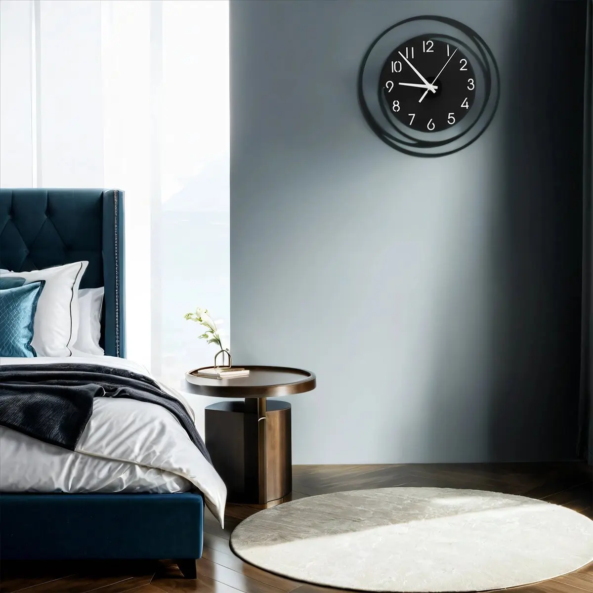 Room Decoration Acrylic Wall Clock Explosion Models Minimalist Nordic Style Transparent Clock-ANKL