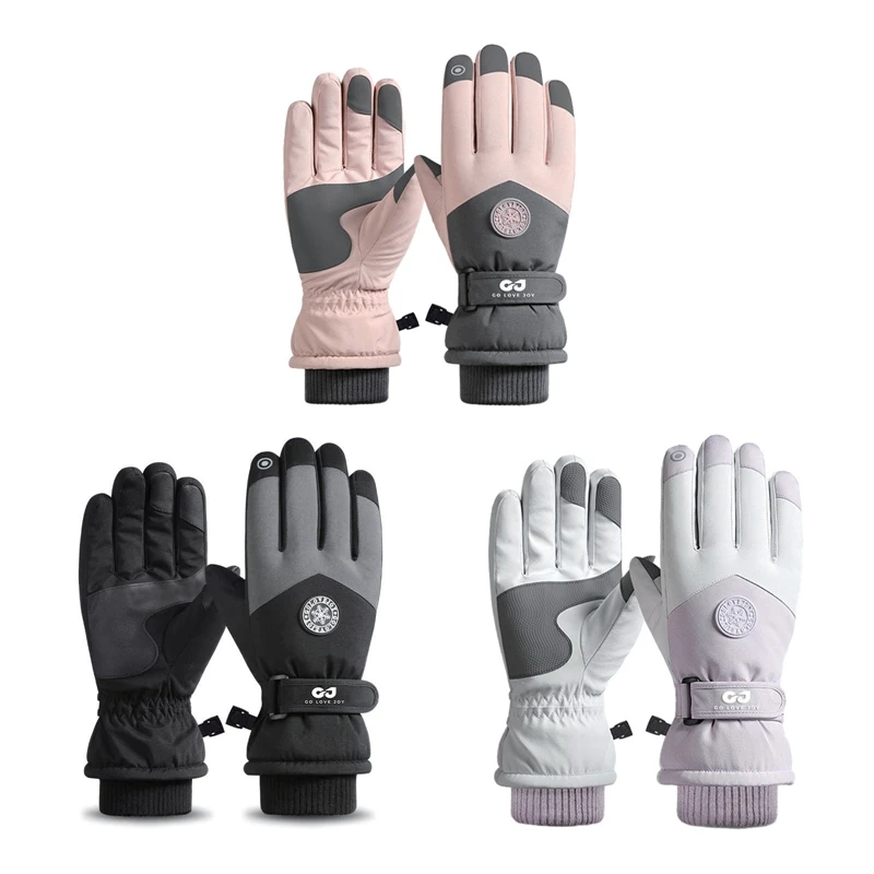 Men Women Winter Ski Gloves Waterproof Ultralight Snowboard Glove Motorcycle Riding Snow Keep Warm Windproof Sports Snow Mittens