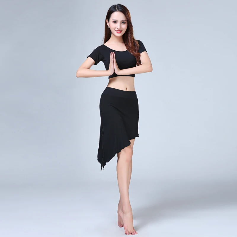 Customized Belly Dance Costume Practice Set Sexy Oriental Dancewear Performance Clothes Belly Dancing Top Skirt Belt Waist Chain