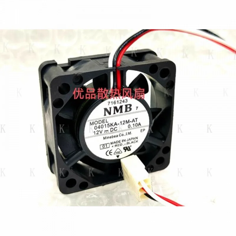 

C for NMB 04015KA-12M-AT 4015 DC12V 0.10A 4CM 3-wire silent inverter cooling fan