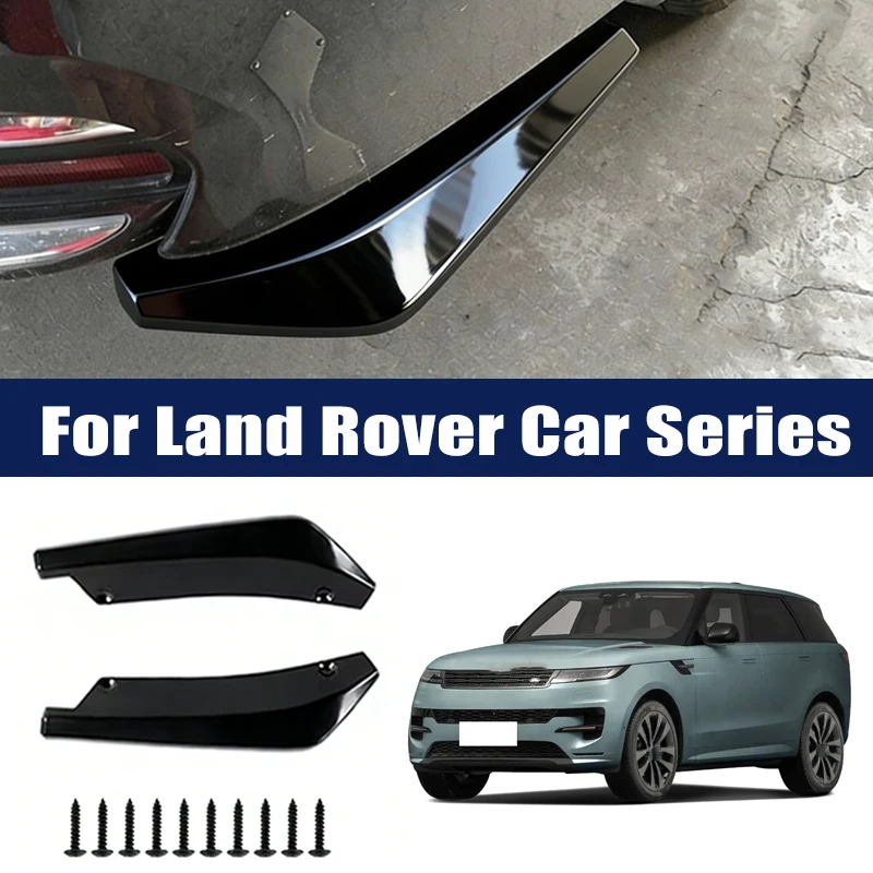 

Car Rear Bumper Lip Diffuser Splitter Spoiler Scratch Protector For Land Rover Range Rover Evoque Velar Discovery Sport Defender