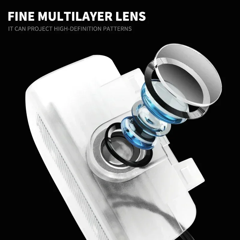 2 قطعة/المجموعة باب السيارة ضوء شعار جهاز عرض ليزر ترحيب ضوء لهوندا سيفسي صالح CRV أكورد جاز HRV Dio Stepwgn Prelude أوديسي