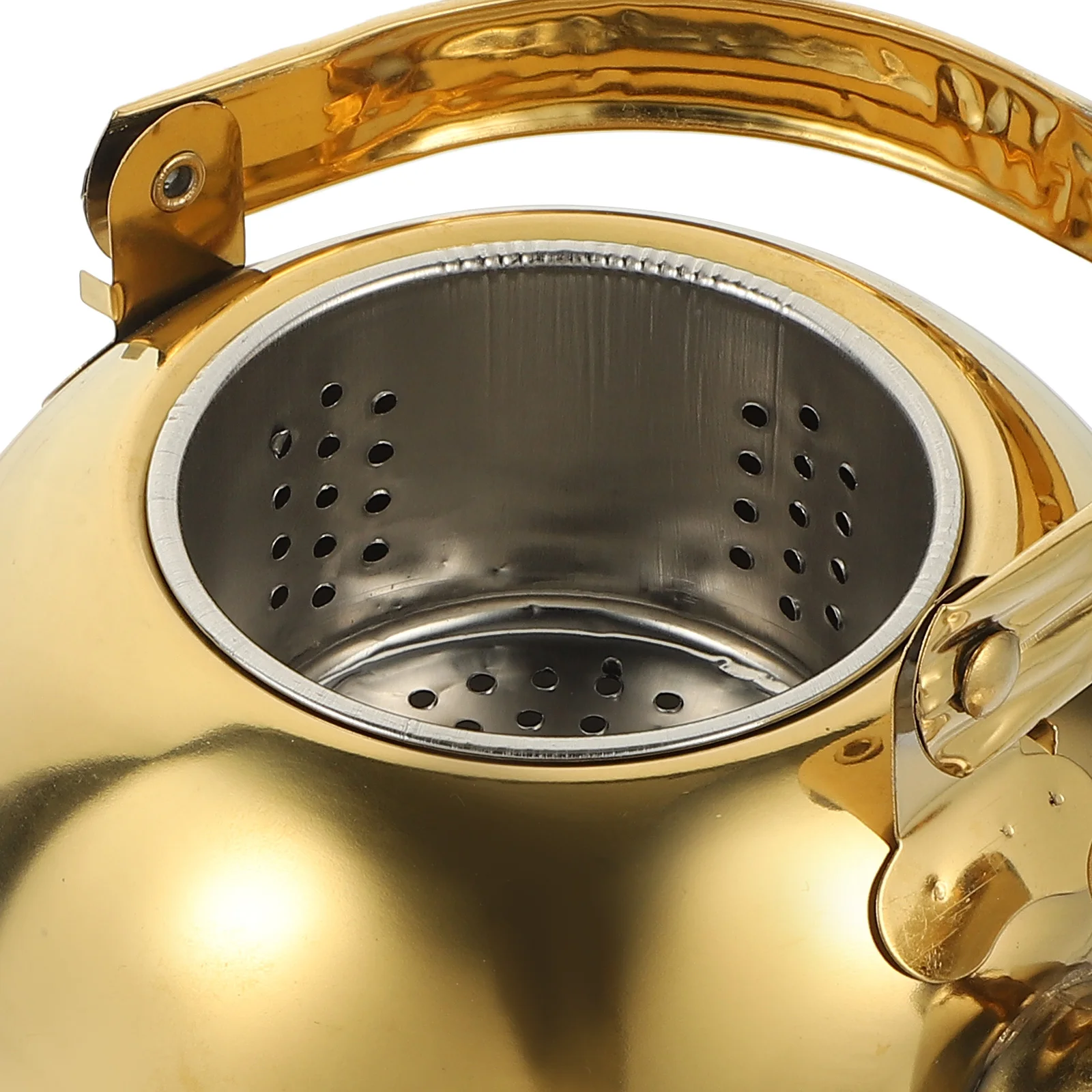 

Stainless Steel Wear-Resistant Stovetop Household Tea Pot Daily Use Water Kitchen Tea Kettle Handle Gas Electric Induction