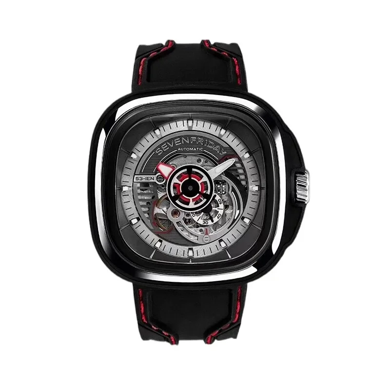 NEW original SEVENFRIDAY S series watch S3/01 men and women\'s automatic mechanical watch luxury fashion sevenfriday retro reloj