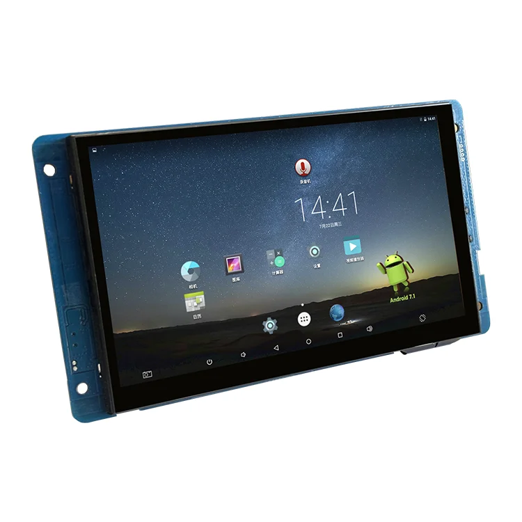 2026 For 7 Inch Industrial Android Intelligent Display 16.7M Color IPS Screen 1024x600 Resolution RK3128 OS Capacitive Touch